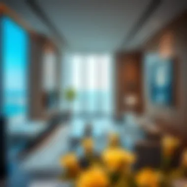 Contemporary Interiors of Lake View Tower Interior design showcasing modern amenities in a Lake View Tower apartment
