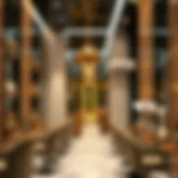 Luxurious interior of a Dubai ladies hair salon