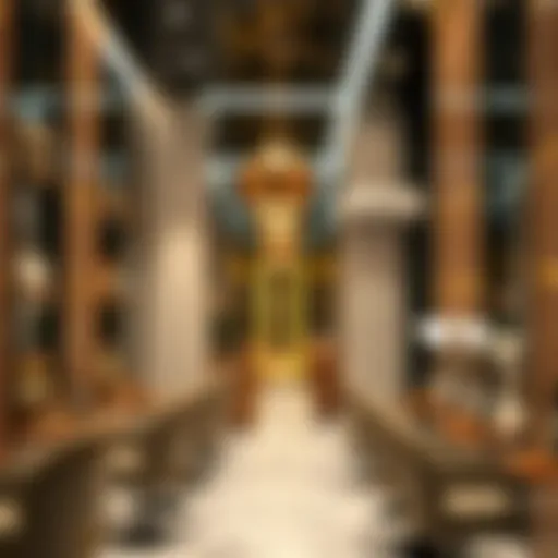 Luxurious Salon Ambiance in Dubai Luxurious interior of a Dubai ladies hair salon