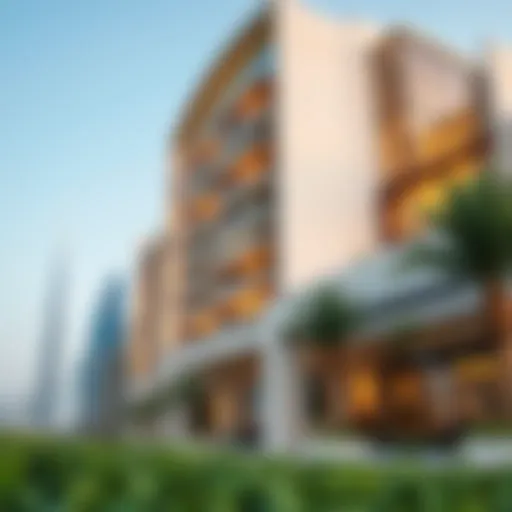 Architectural Elegance of Liv Lux Exterior view of Liv Lux showcasing its architectural beauty against the Dubai skyline