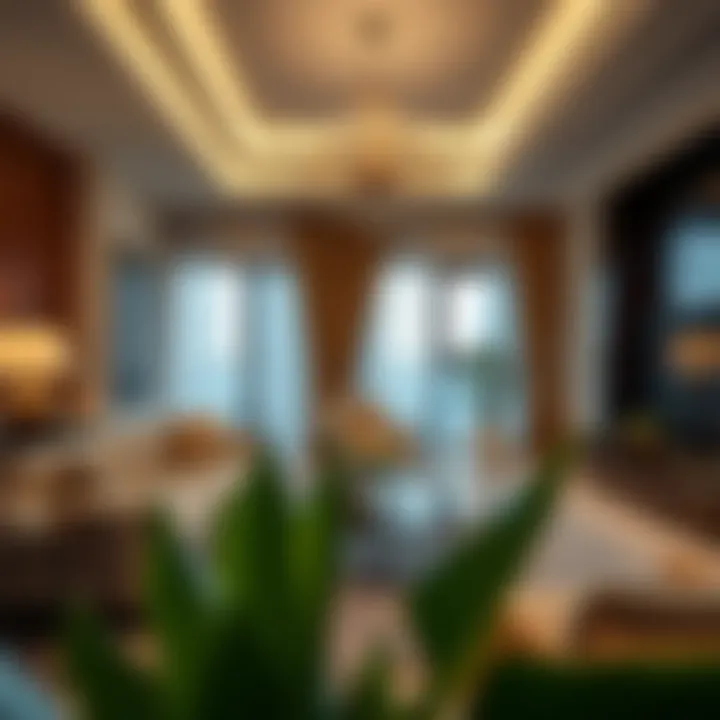 Luxury Living Spaces Interior of a luxurious property managed by Makeen Properties