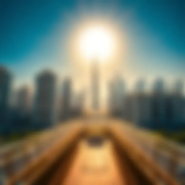 Dubai's Architectural Marvels Stunning skyline of Dubai showcasing real estate developments