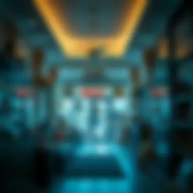 Unique Layout of a One to Ten Dirham Shop Interior view showcasing the unique layout of a Dirham shop