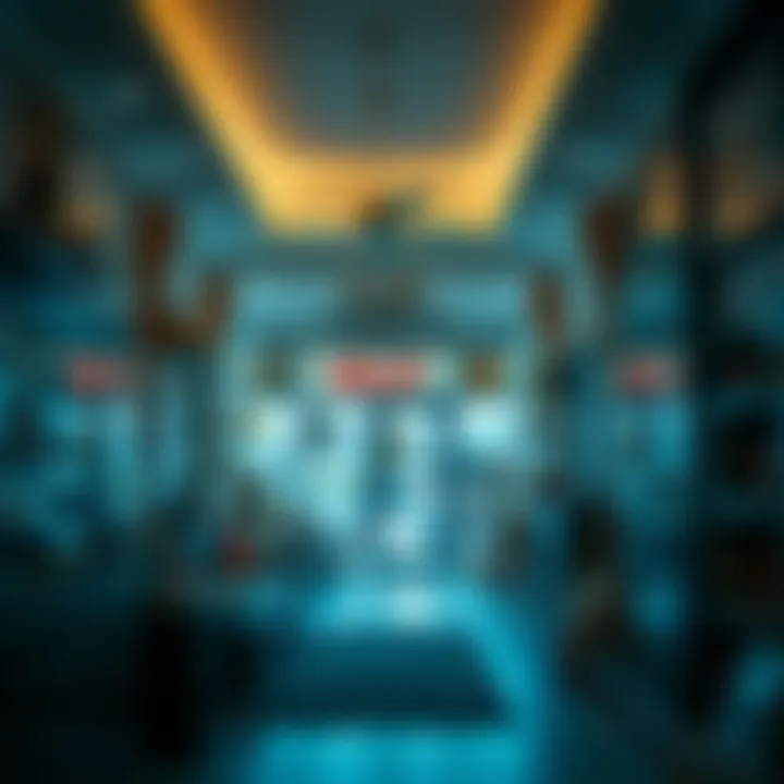 Unique Layout of a One to Ten Dirham Shop Interior view showcasing the unique layout of a Dirham shop