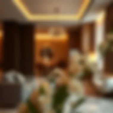 Luxury Interiors of Orchid Residence An elegant interior of a unit in Orchid Residence, demonstrating luxury and comfort.