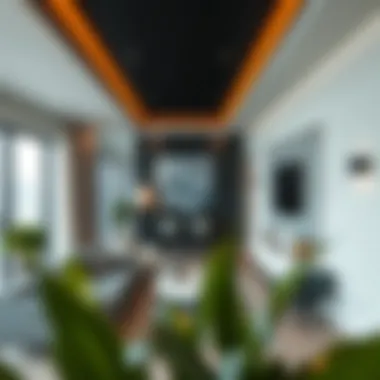 A modern flat showcasing contemporary interior design