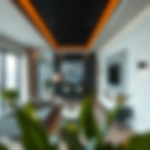 A modern flat showcasing contemporary interior design