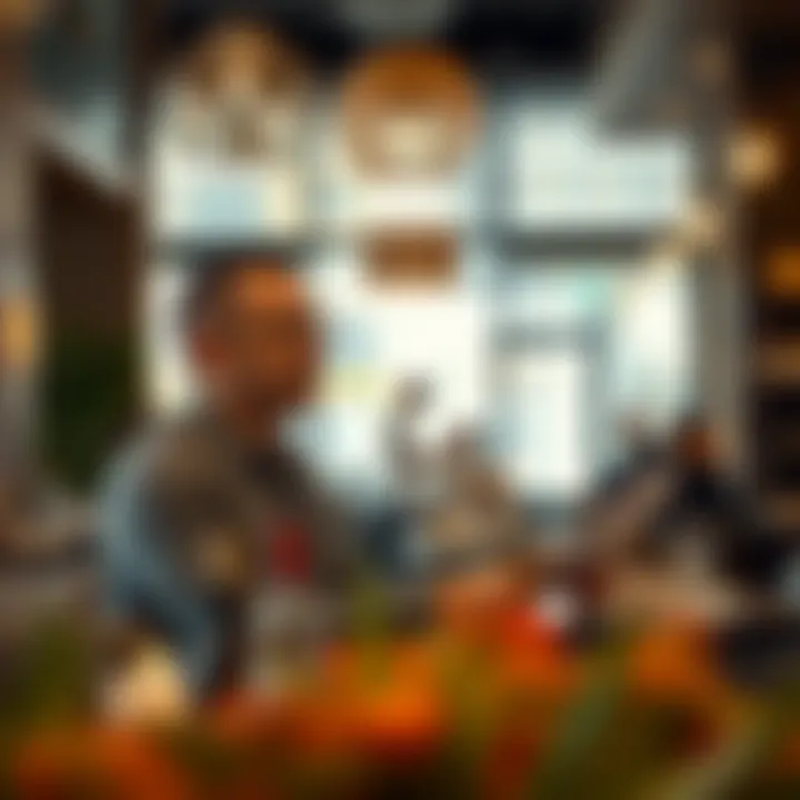 Strategic Insights for Restaurant Investors An investor analyzing restaurant market trends in a strategic setting.