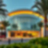 Exterior view of the Sobha Sales Centre showcasing modern architecture