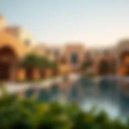 Stunning architectural design of the Nice Cluster at Damac Lagoons