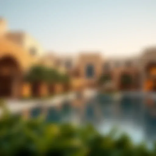 Stunning architectural design of the Nice Cluster at Damac Lagoons
