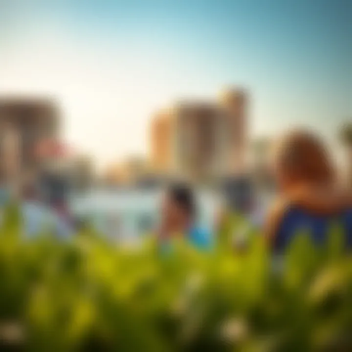 Recreational Offerings in Badrah Family enjoying recreational facilities in Badrah