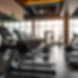 State-of-the-art gym equipment at Mirdif City Center
