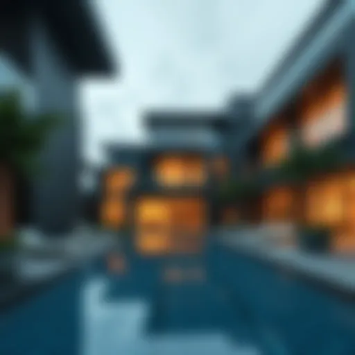 Stunning architectural view of The Haven Residences showcasing modern design