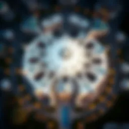 Aerial view of برج الهند showcasing its intricate design and surroundings