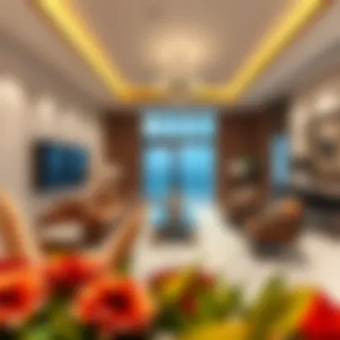 Functional Layout: Enhancing Daily Living Functional layout of the Karama family room