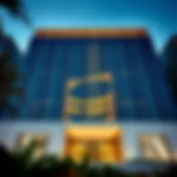 Exterior view of the New Al Rais Building showcasing its modern design