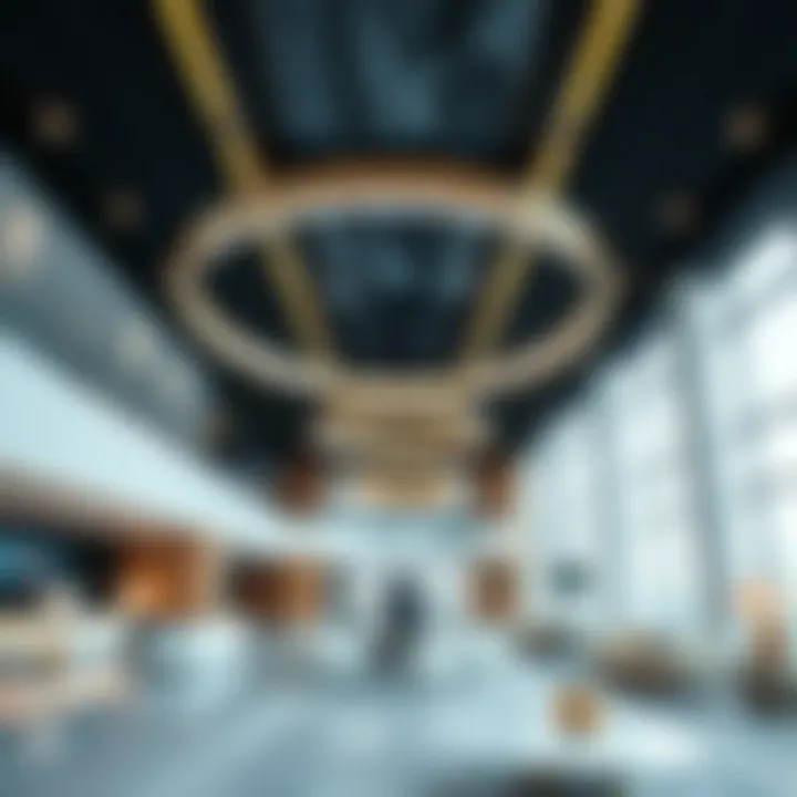 Innovative Interior Design of the New Al Rais Building Interior shot highlighting innovative architectural elements