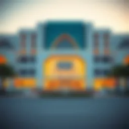 Exterior view of Khorfakkan Hotel showcasing its modern architecture