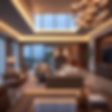 Luxurious Interiors of The Villa Project Luxurious interiors showcasing modern living