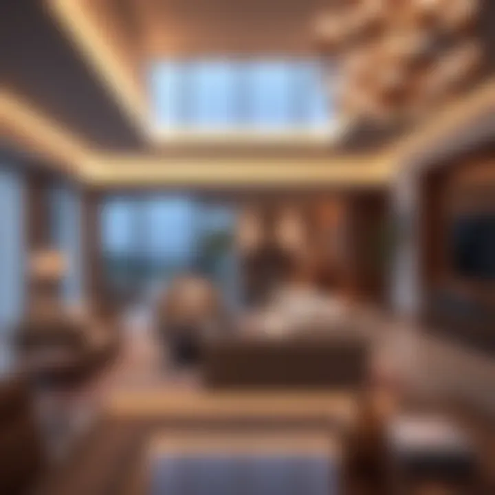 Luxurious Interiors of The Villa Project Luxurious interiors showcasing modern living