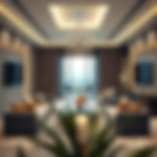Luxurious interior of a modern Uber Home in Dubai showcasing contemporary design.