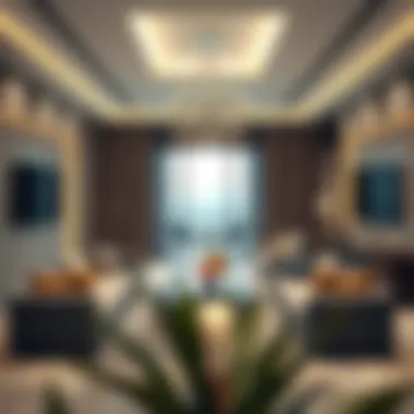 Contemporary Design in Uber Homes Luxurious interior of a modern Uber Home in Dubai showcasing contemporary design.