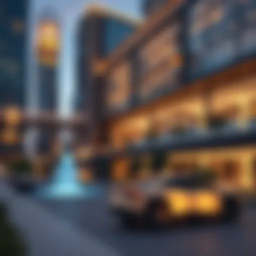Modern architecture in Westzone Dubai