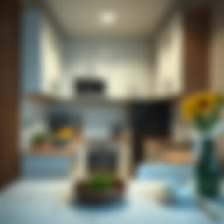 Fully Equipped Kitchen for Convenient Living Well-equipped kitchen in a hotel apartment