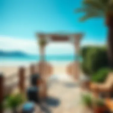 Travel Options to the Beach Travel options leading to a beach