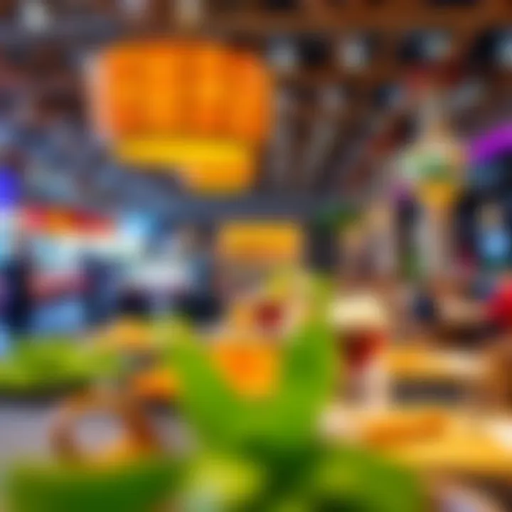 An array of international cuisines available at Global Village Dubai
