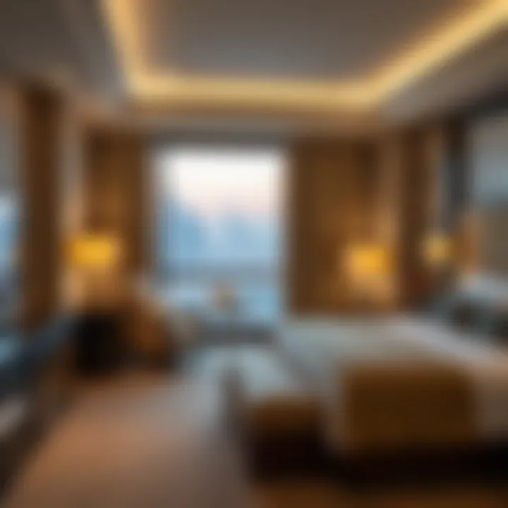 Guest Accommodations at Grand Hyatt Dubai Elegant guest room with stunning views in Grand Hyatt Dubai