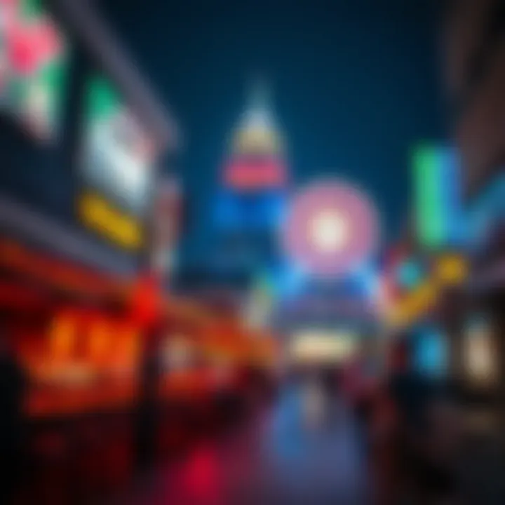 Vibrant Nightlife in Heart of Europe Nightlife scene highlighting the entertainment options in Heart of Europe