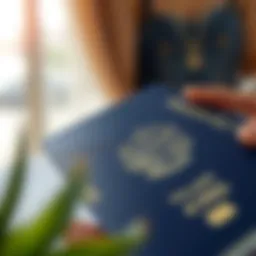 Passport details for residency inquiry