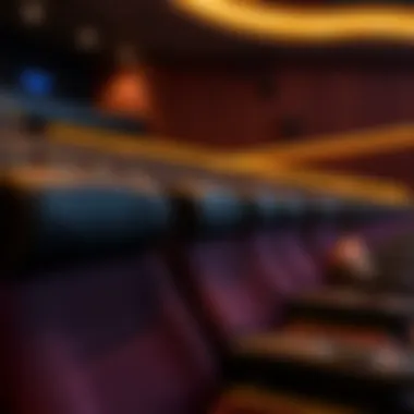 Comfortable Seating at Manar Mall Cinema Interior seating arrangement providing comfort and style for moviegoers