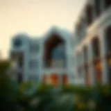 Architectural marvel of Manazil Al Mankhool showcasing modern design