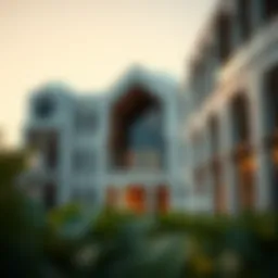 Architectural marvel of Manazil Al Mankhool showcasing modern design