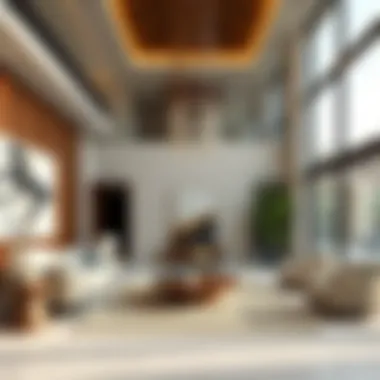 Luxurious Villa Design in Montgomerie Dubai Interior of a luxurious villa in the Montgomerie Dubai community highlighting modern architecture.
