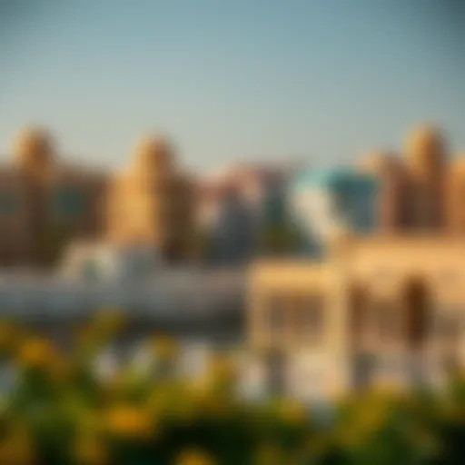 A panoramic view of Nakheel Properties showcasing diverse architectural styles