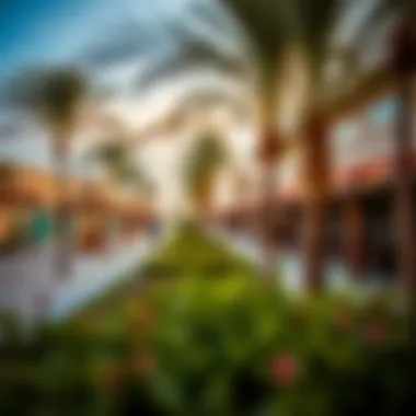 A vibrant community environment in Nakheel Discovery Gardens with amenities and greenery