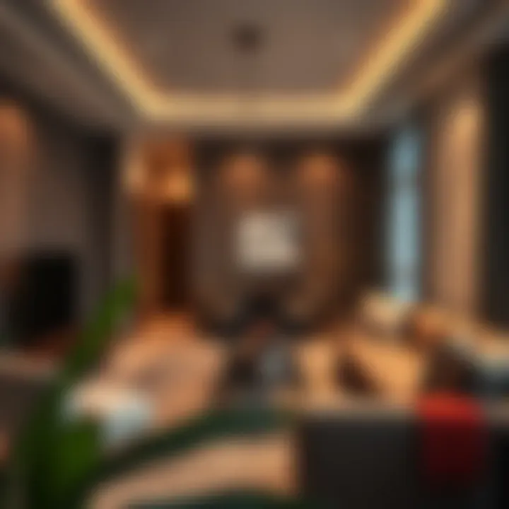 Stylish Rental Apartment Interior Interior of a stylishly designed rental apartment in Al Quoz