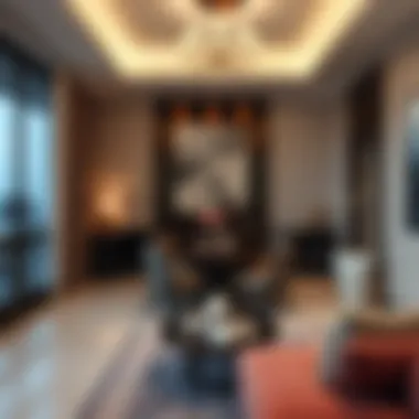 Luxurious Apartment Interiors in Dubai A luxurious interior of an apartment in Dubai
