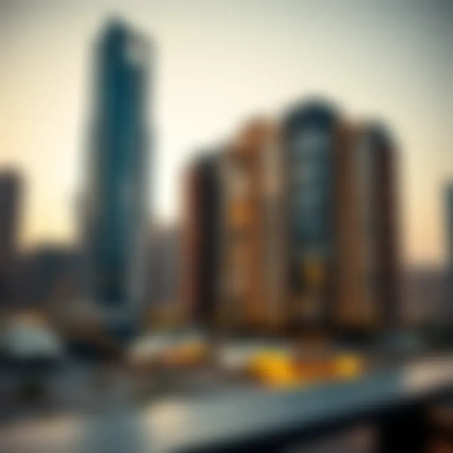 Modern skyline of Dubai showcasing luxury apartments