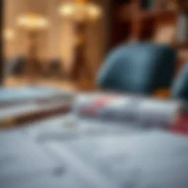 Official UAE visa documentation laid out on a table