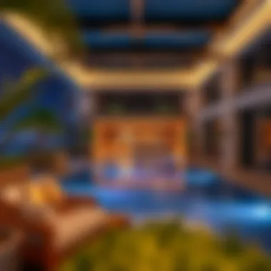 Luxurious amenities of Palace Residences