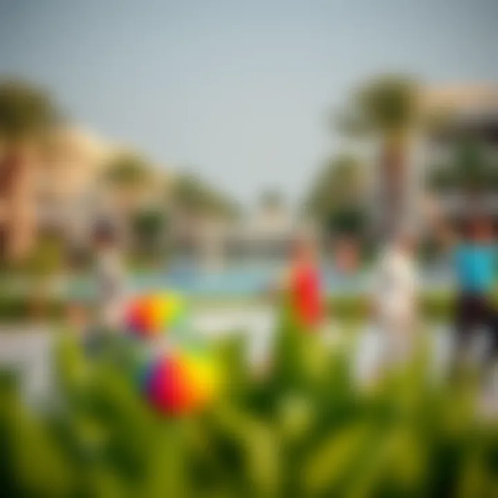 Vibrant community lifestyle in Palm View with recreational activities