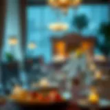 Traditional Iftar table setting during Ramadan