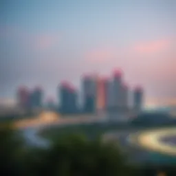 Stunning view of Shobha Heartland's skyline