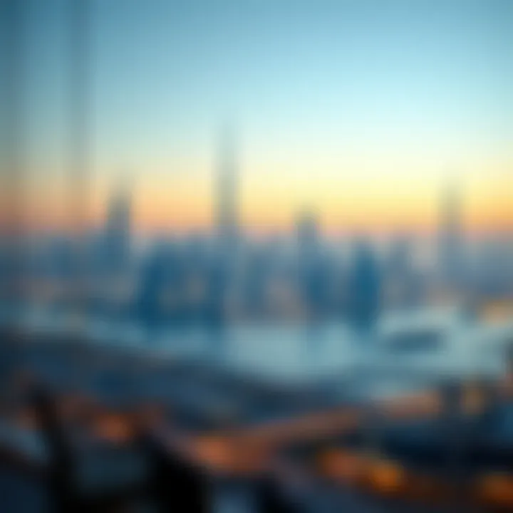Dubai Skyline: A Hub for Expatriates A serene view of Dubai skyline symbolizing expatriate life