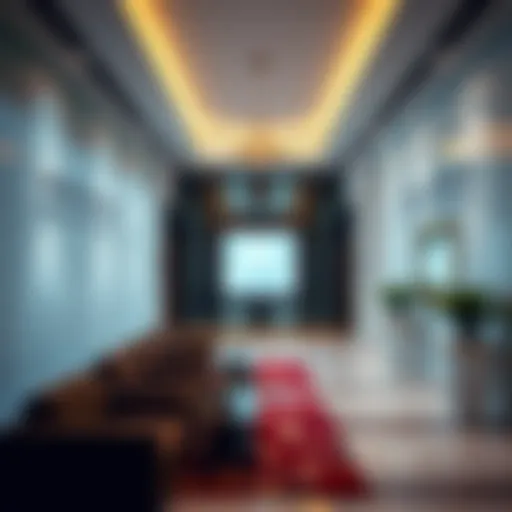 Interior view of the Indian consulate in Dubai